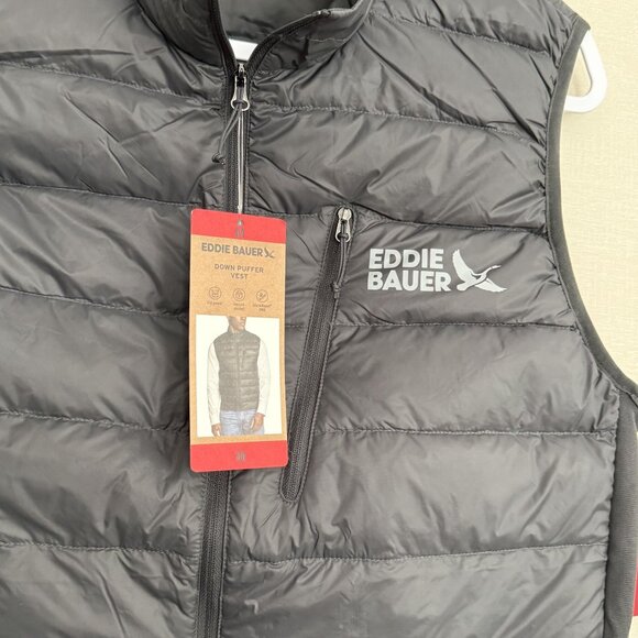Eddie Bauer Men's Down Puffer Vest Medium - Picture 4 of 5